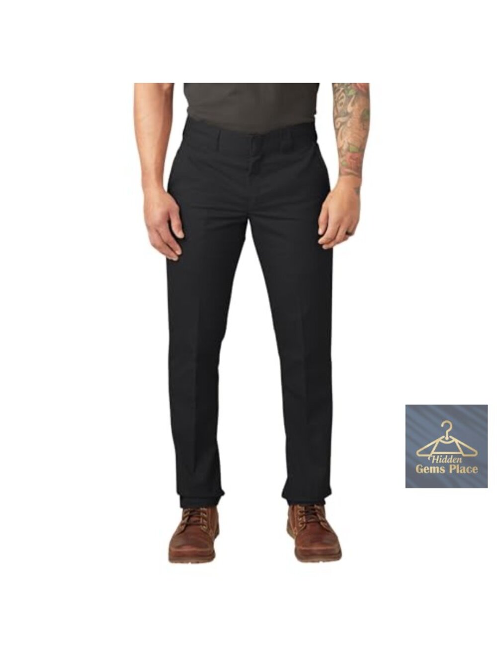 Dickies Mens Slim Fit Tapered Leg Multi-use Pocket Work Pants